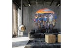 Wallart 440351 Wallpaper Circle Skyline By Night 190 Cm Wallart 440351 Wallpaper Circle Skyline By Night 190 Cm
