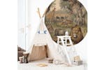 Wallart 440365 Wallpaper Circle Animals Of Africa 190 Cm Wallart 440365 Wallpaper Circle Animals Of Africa 190 Cm