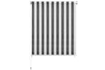 vidaXL 312696 Outdoor Roller Blind 140x230cm Anthracite And White Stripe vidaXL 312696 Outdoor Roller Blind 140x230cm Anthracite And White Stripe
