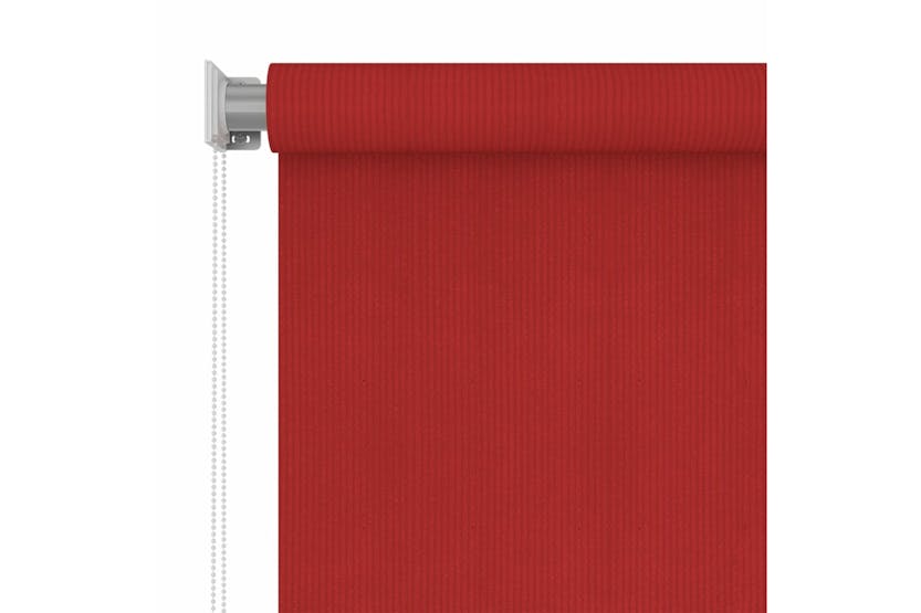 vidaXL 312889 Outdoor Roller Blind 100x140cm Red Hdpe vidaXL 312889 Outdoor Roller Blind 100x140cm Red Hdpe