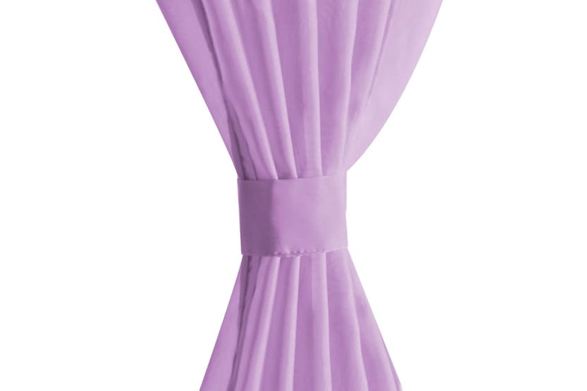 vidaXL 132242 Voile Curtains 2 Pcs 140x175cm Lilac vidaXL 132242 Voile Curtains 2 Pcs 140x175cm Lilac