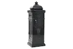 vidaXL 43888 Pillar Letterbox Aluminium Vintage Style Rustproof Black vidaXL 43888 Pillar Letterbox Aluminium Vintage Style Rustproof Black
