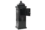 vidaXL 43888 Pillar Letterbox Aluminium Vintage Style Rustproof Black vidaXL 43888 Pillar Letterbox Aluminium Vintage Style Rustproof Black
