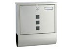 Hi 445595 Letter Box With Newspaper Holder 30.5x9.6x33.5 Cm Stainless Steel Hi 445595 Letter Box With Newspaper Holder 30.5x9.6x33.5 Cm Stainless Steel