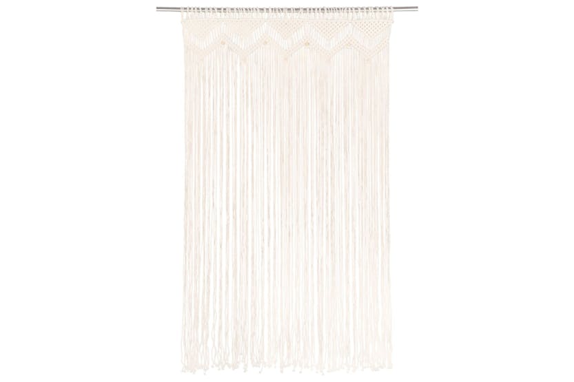 vidaXL 133908 Macrame Curtain 140x240cm Cotton vidaXL 133908 Macrame Curtain 140x240cm Cotton
