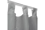 vidaXL 132213 Micro-satin Curtains 2 Pcs With Loops 140x175cm Grey vidaXL 132213 Micro-satin Curtains 2 Pcs With Loops 140x175cm Grey