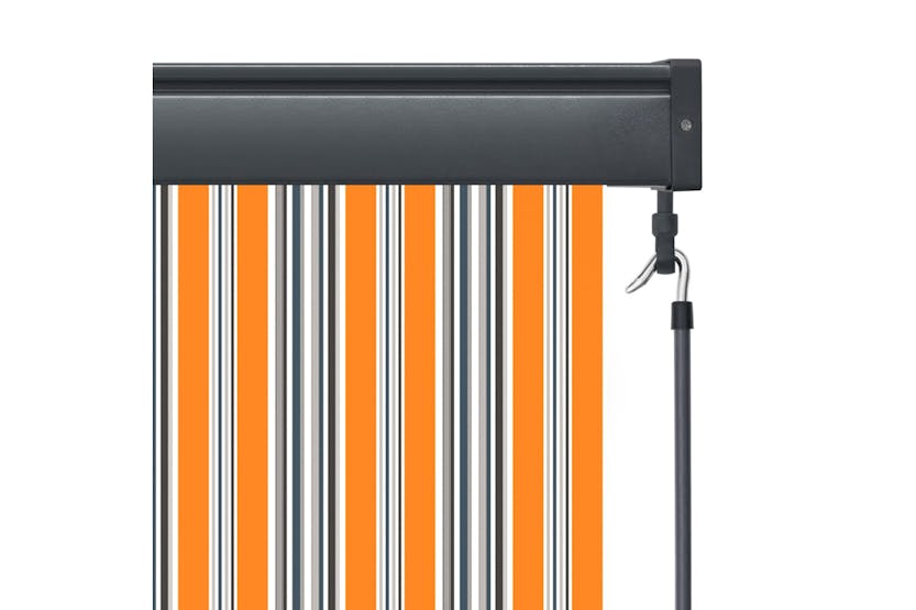 vidaXL 145950 Outdoor Roller Blind 80x250cm Yellow And Blue vidaXL 145950 Outdoor Roller Blind 80x250cm Yellow And Blue