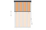 vidaXL 145956 Outdoor Roller Blind 100x250cm Yellow And Blue vidaXL 145956 Outdoor Roller Blind 100x250cm Yellow And Blue