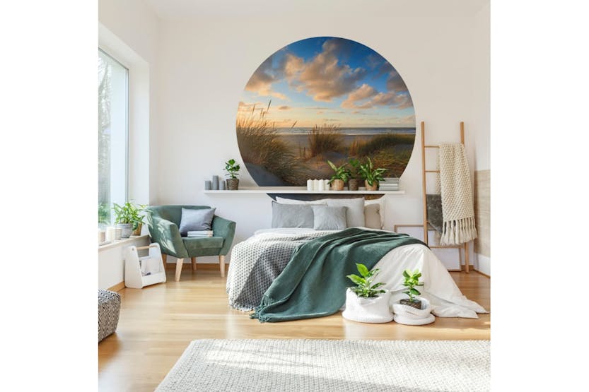 Wallart 440378 Wallpaper Circle Beachlife 142.5 Cm Wallart 440378 Wallpaper Circle Beachlife 142.5 Cm