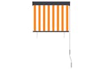 vidaXL 145951 Outdoor Roller Blind 80x250cm White And Orange vidaXL 145951 Outdoor Roller Blind 80x250cm White And Orange