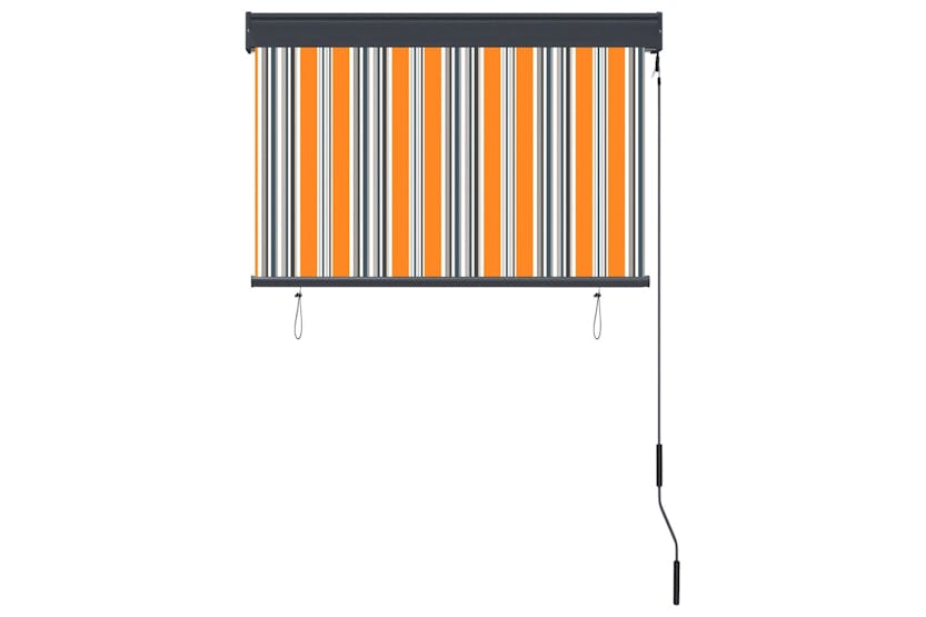 vidaXL 145956 Outdoor Roller Blind 100x250cm Yellow And Blue vidaXL 145956 Outdoor Roller Blind 100x250cm Yellow And Blue