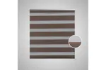 vidaXL 240205 Zebra Blind 80 X 175cm Coffee vidaXL 240205 Zebra Blind 80 X 175cm Coffee