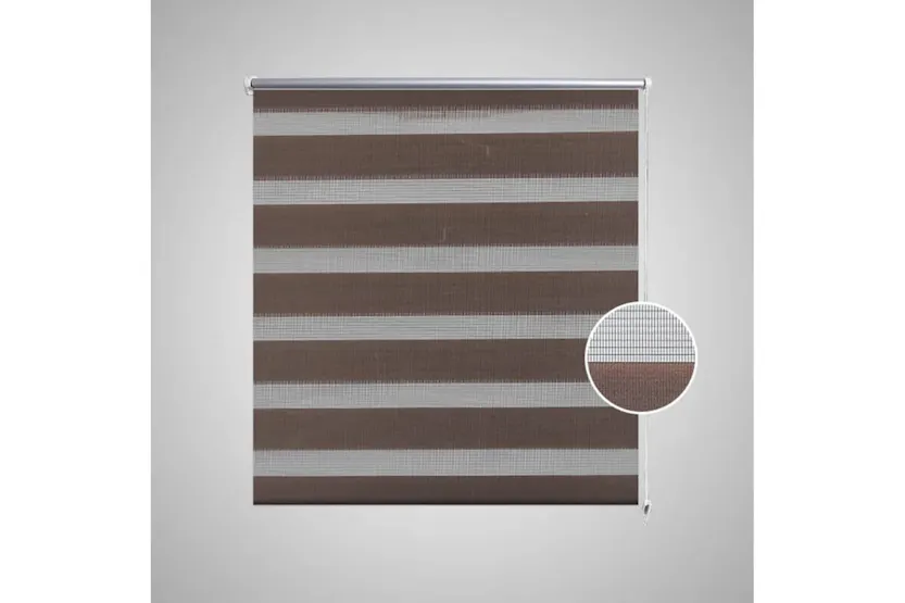 vidaXL 240205 Zebra Blind 80 X 175cm Coffee vidaXL 240205 Zebra Blind 80 X 175cm Coffee