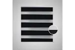 vidaXL 240212 Zebra Blind 100 X 175cm Black vidaXL 240212 Zebra Blind 100 X 175cm Black