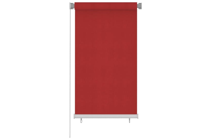 vidaXL 312888 Outdoor Roller Blind 80x140cm Red Hdpe vidaXL 312888 Outdoor Roller Blind 80x140cm Red Hdpe