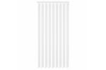 vidaXL 242846 Vertical Blinds White Fabric 120x250cm vidaXL 242846 Vertical Blinds White Fabric 120x250cm
