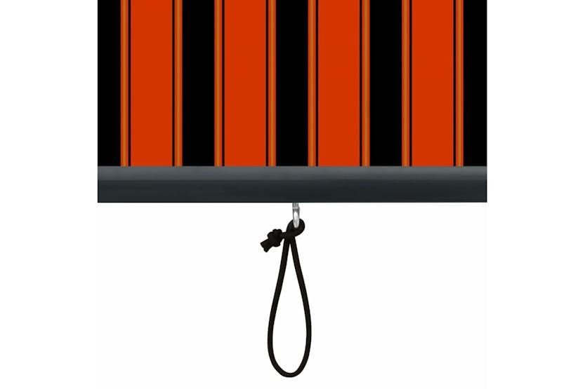vidaXL 145948 Outdoor Roller Blind 60x250cm Orange And Brown vidaXL 145948 Outdoor Roller Blind 60x250cm Orange And Brown