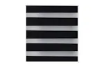 vidaXL 240212 Zebra Blind 100 X 175cm Black vidaXL 240212 Zebra Blind 100 X 175cm Black