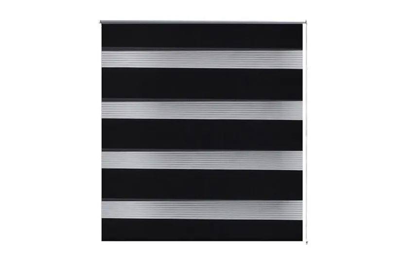 vidaXL 240212 Zebra Blind 100 X 175cm Black vidaXL 240212 Zebra Blind 100 X 175cm Black