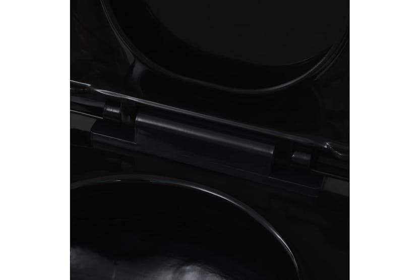 vidaXL 143023 Wall-hung Toilet Ceramic Black vidaXL 143023 Wall-hung Toilet Ceramic Black