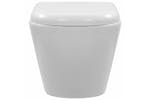 vidaXL 145237 Wall Hung Rimless Toilet Ceramic White vidaXL 145237 Wall Hung Rimless Toilet Ceramic White