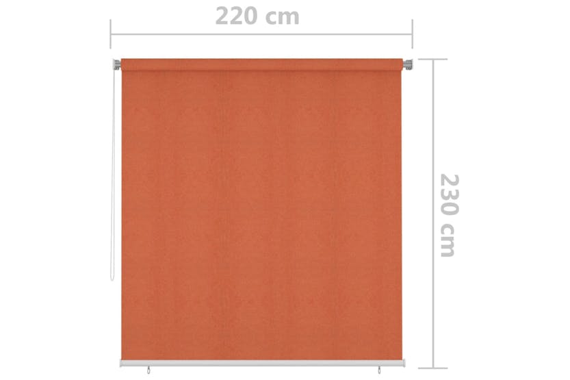 vidaXL 312934 Outdoor Roller Blind 220x230cm Orange vidaXL 312934 Outdoor Roller Blind 220x230cm Orange
