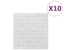 vidaXL 150718 3d Wallpaper Bricks Self-adhesive 10 Pcs White vidaXL 150718 3d Wallpaper Bricks Self-adhesive 10 Pcs White