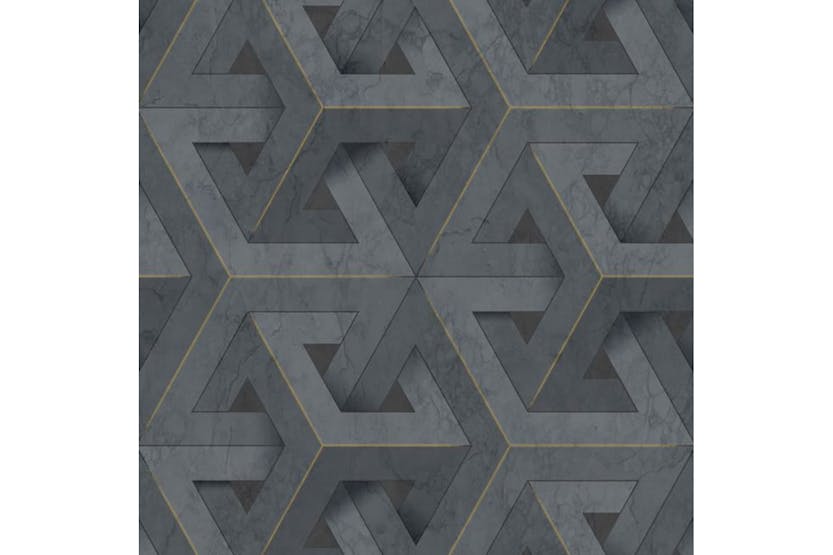 Dutch Wallcoverings 442572 Wallpaper Onyx Anthracite And Gold Dutch Wallcoverings 442572 Wallpaper Onyx Anthracite And Gold