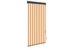 vidaXL 145957 Outdoor Roller Blind 100x250cm White And Orange vidaXL 145957 Outdoor Roller Blind 100x250cm White And Orange