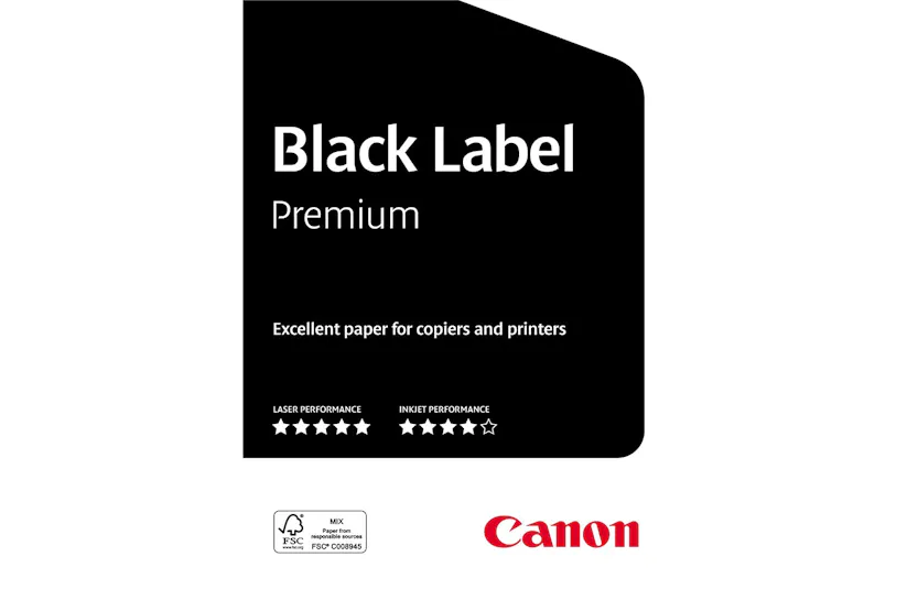 Canon A4 Premium Black Label Paper | 500 Sheets | 1 Pack Canon A4 Premium Black Label Paper | 500 Sheets | 1 Pack