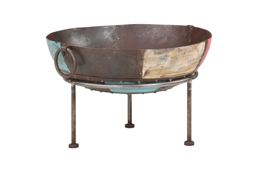 vidaXL 321947 Colourful Rustic Fire Pit ÃÂ 60cm Iron vidaXL 321947 Colourful Rustic Fire Pit ÃÂ 60cm Iron