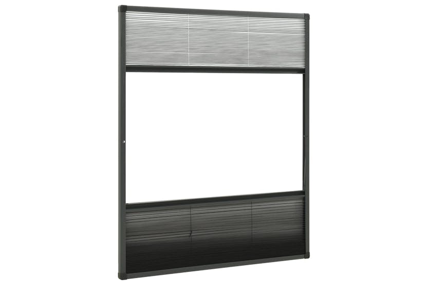 vidaXL 148683 Plisse Insect Screen For Windows Aluminium 80x100cm With Shade vidaXL 148683 Plisse Insect Screen For Windows Aluminium 80x100cm With Shade