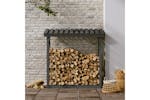 vidaXL 822439 Firewood Rack Grey 108x64.5x110cm Solid Wood Pine vidaXL 822439 Firewood Rack Grey 108x64.5x110cm Solid Wood Pine