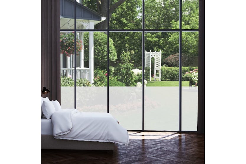 vidaXL 142784 Pure Frosted Privacy Window Film Milk Glass Adhesive 0.9x100 M vidaXL 142784 Pure Frosted Privacy Window Film Milk Glass Adhesive 0.9x100 M