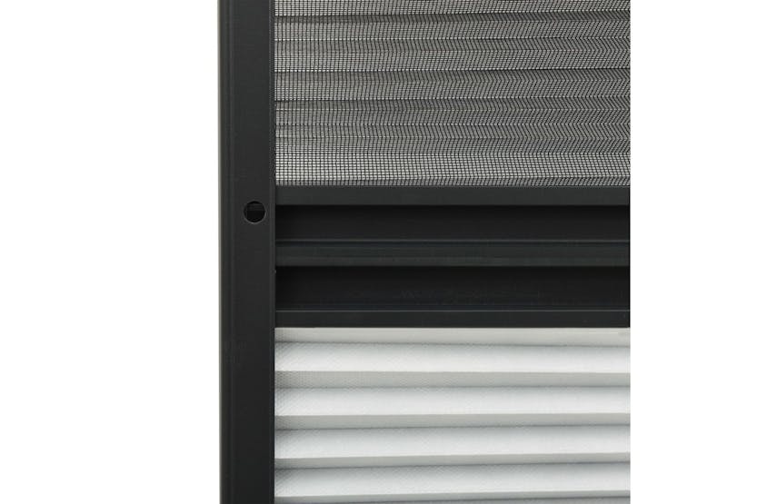 vidaXL 148683 Plisse Insect Screen For Windows Aluminium 80x100cm With Shade vidaXL 148683 Plisse Insect Screen For Windows Aluminium 80x100cm With Shade