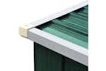 vidaXL 47083 Garden Log Storage Shed Galvanised Steel 330x84x152cm Green vidaXL 47083 Garden Log Storage Shed Galvanised Steel 330x84x152cm Green