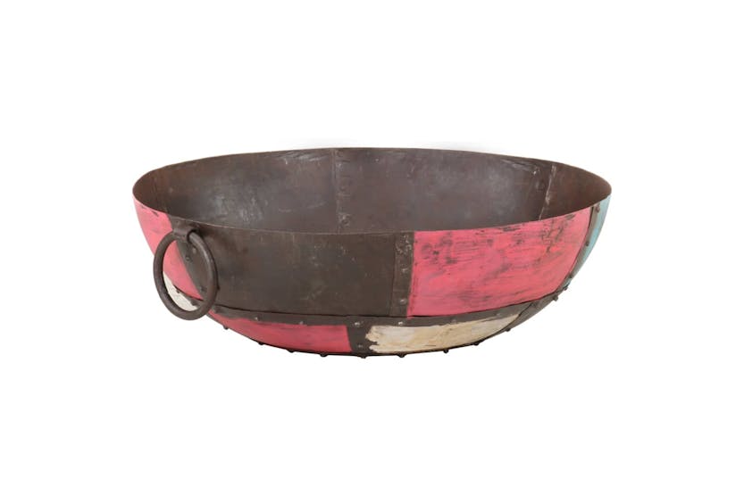 vidaXL 321947 Colourful Rustic Fire Pit ÃÂ 60cm Iron vidaXL 321947 Colourful Rustic Fire Pit ÃÂ 60cm Iron