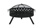 vidaXL 360062 Fire Pit With Poker 58cm Xxl Steel vidaXL 360062 Fire Pit With Poker 58cm Xxl Steel