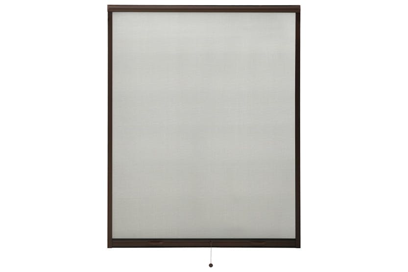 vidaXL 148734 Roll Down Insect Screen For Windows Brown 140x170cm vidaXL 148734 Roll Down Insect Screen For Windows Brown 140x170cm