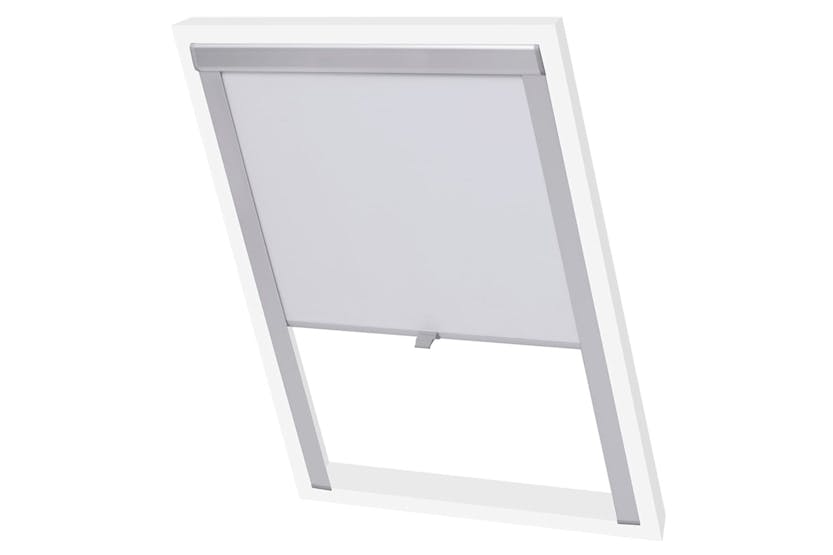 Vidaxl Blackout Roller Blind White Sk08 Vidaxl Blackout Roller Blind White Sk08