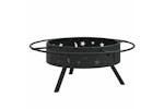 vidaXL 360064 Fire Pit With Poker 70cm Xxl Steel vidaXL 360064 Fire Pit With Poker 70cm Xxl Steel