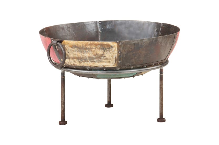 vidaXL 321947 Colourful Rustic Fire Pit ÃÂ 60cm Iron vidaXL 321947 Colourful Rustic Fire Pit ÃÂ 60cm Iron