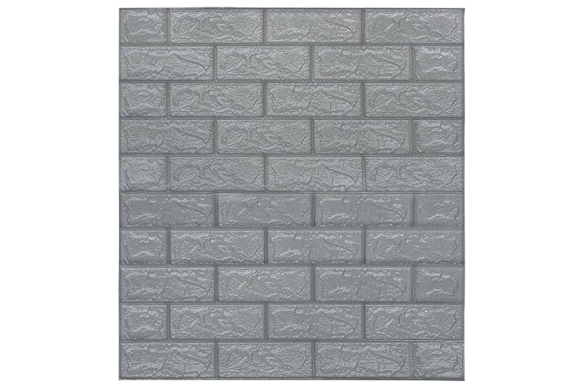 vidaXL 150721 3d Wallpaper Bricks Self-adhesive 10 Pcs Anthracite vidaXL 150721 3d Wallpaper Bricks Self-adhesive 10 Pcs Anthracite