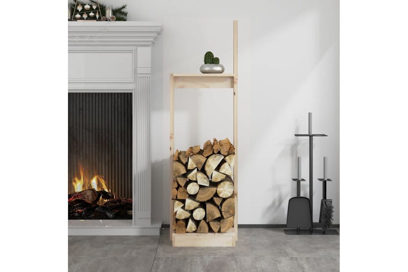 vidaXL 822616 Log Holder 33.5x30x110cm Solid Wood Pine vidaXL 822616 Log Holder 33.5x30x110cm Solid Wood Pine