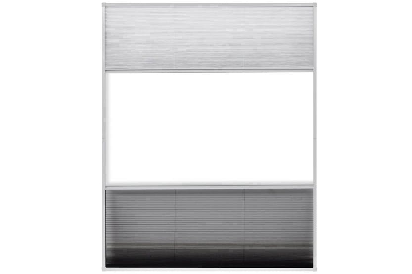 vidaXL 142616 Plisse Insect Screen For Windows Aluminium 80x100cm With Shade vidaXL 142616 Plisse Insect Screen For Windows Aluminium 80x100cm With Shade