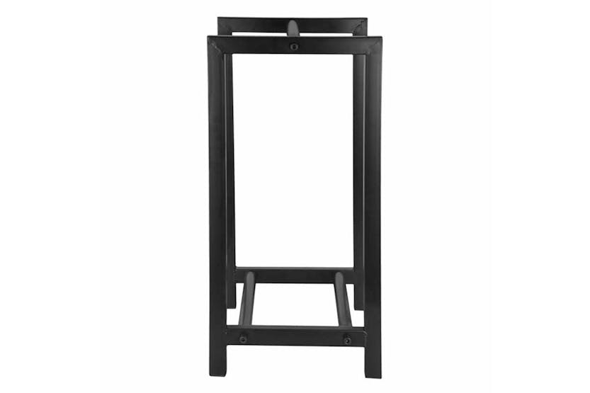 Esschert Design 442353 Wood Storage Rack And Carrier Black Esschert Design 442353 Wood Storage Rack And Carrier Black