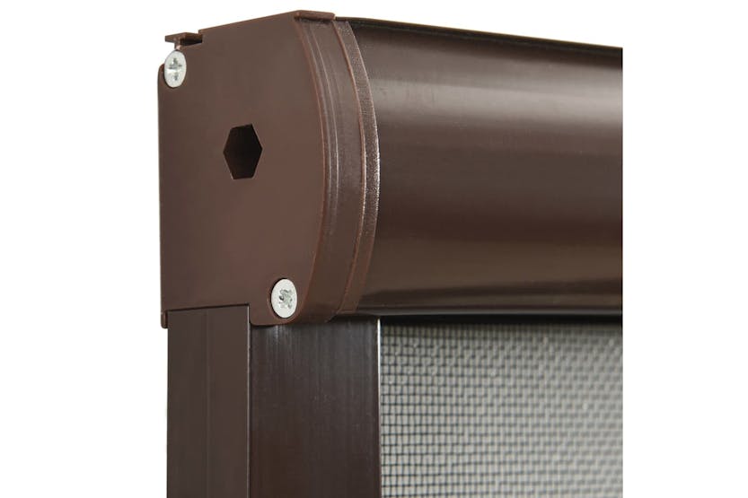 vidaXL 148732 Roll Down Insect Screen For Windows Brown 120x170cm vidaXL 148732 Roll Down Insect Screen For Windows Brown 120x170cm