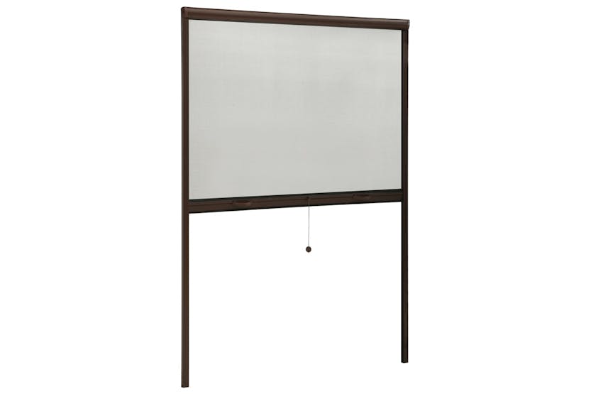 vidaXL 148732 Roll Down Insect Screen For Windows Brown 120x170cm vidaXL 148732 Roll Down Insect Screen For Windows Brown 120x170cm