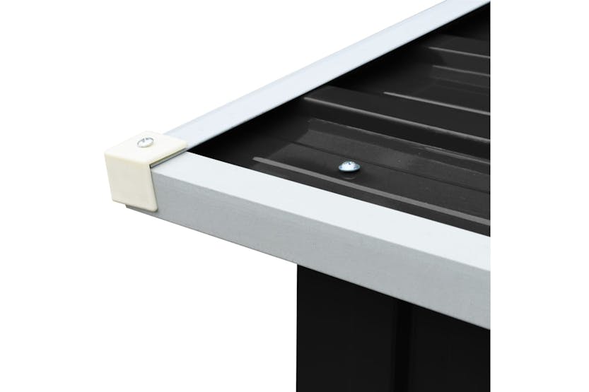 vidaXL 47082 Log Storage Shed Galvanised Steel 172x91x154cm Anthracite vidaXL 47082 Log Storage Shed Galvanised Steel 172x91x154cm Anthracite