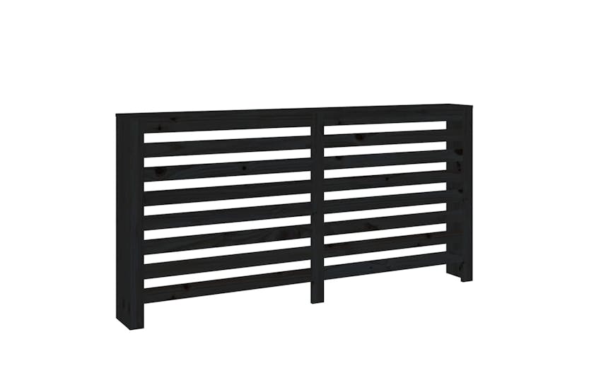 vidaXL 822610 Radiator Cover Black 169x19x84cm Solid Wood Pine vidaXL 822610 Radiator Cover Black 169x19x84cm Solid Wood Pine